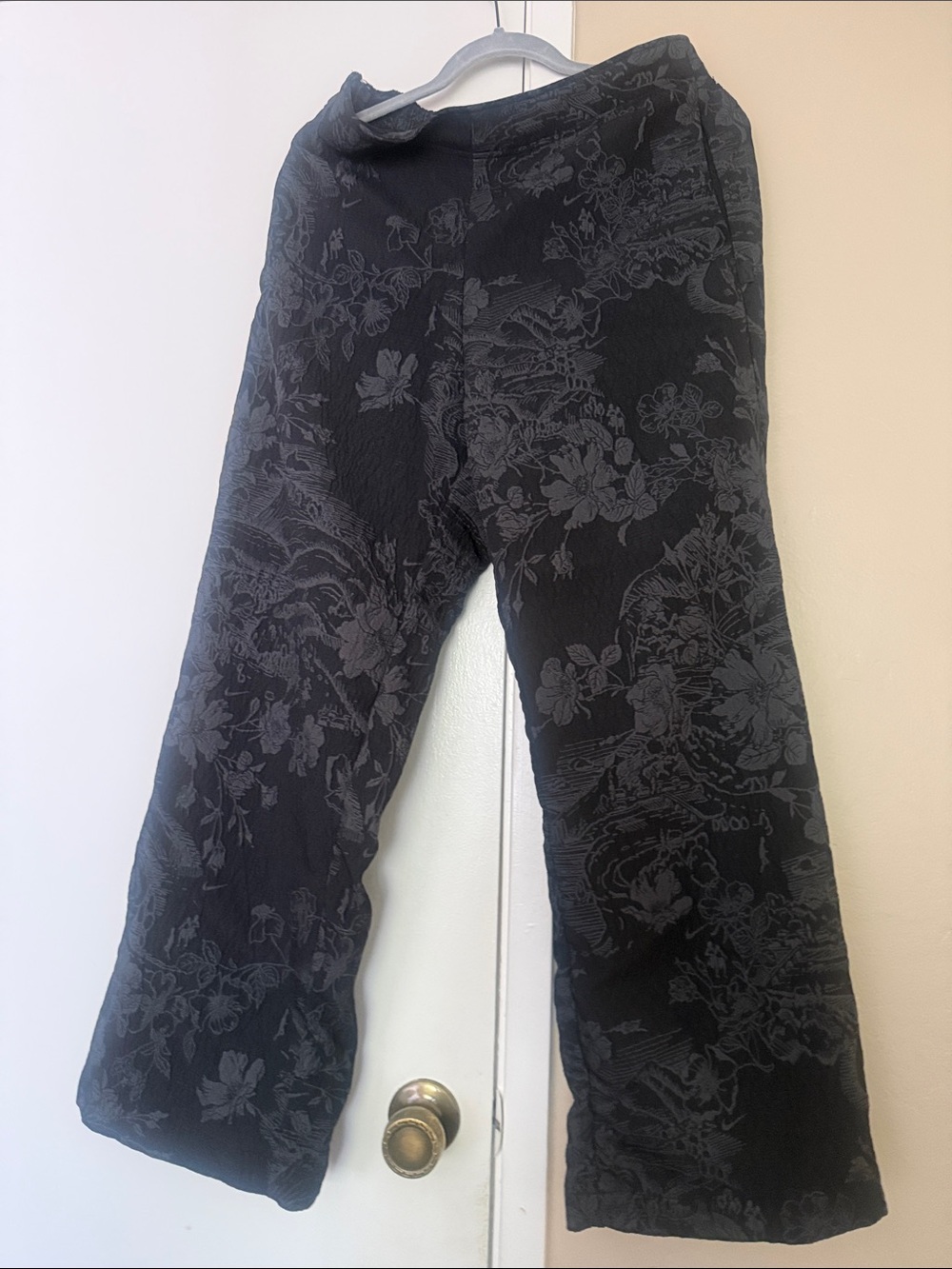 Nike Black Floral Pants